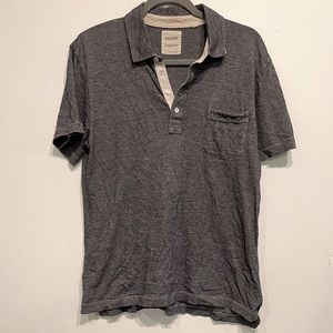 Striped Billy Reid Collared Shirt